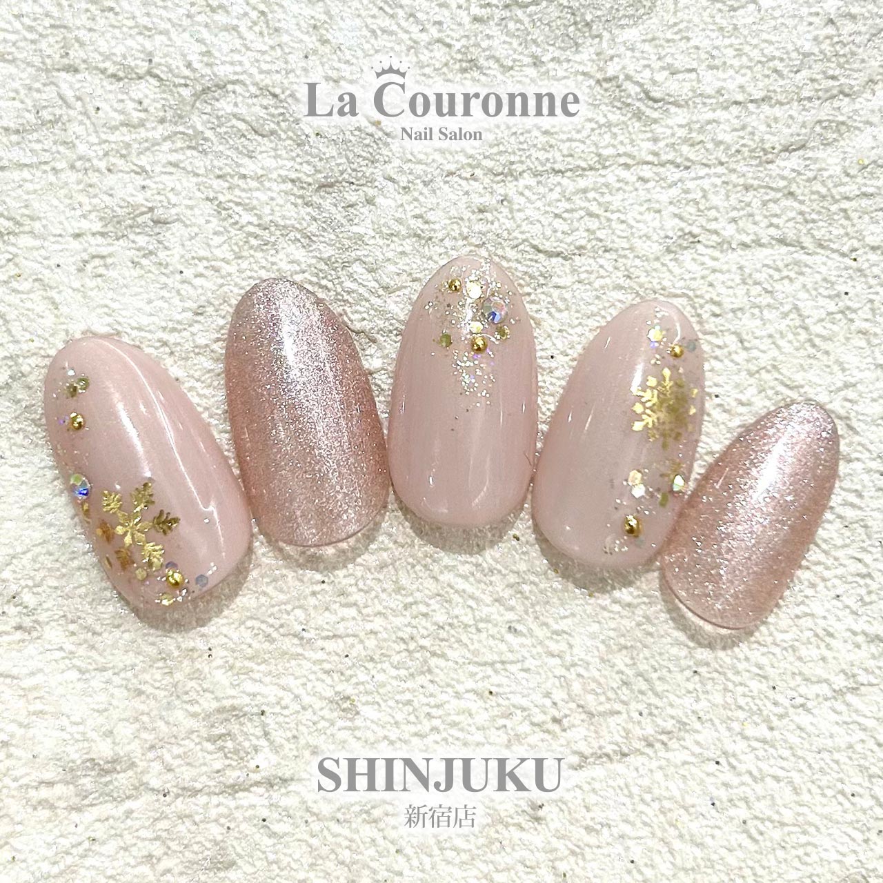 新宿店のジェルネイル キャンペーンアート